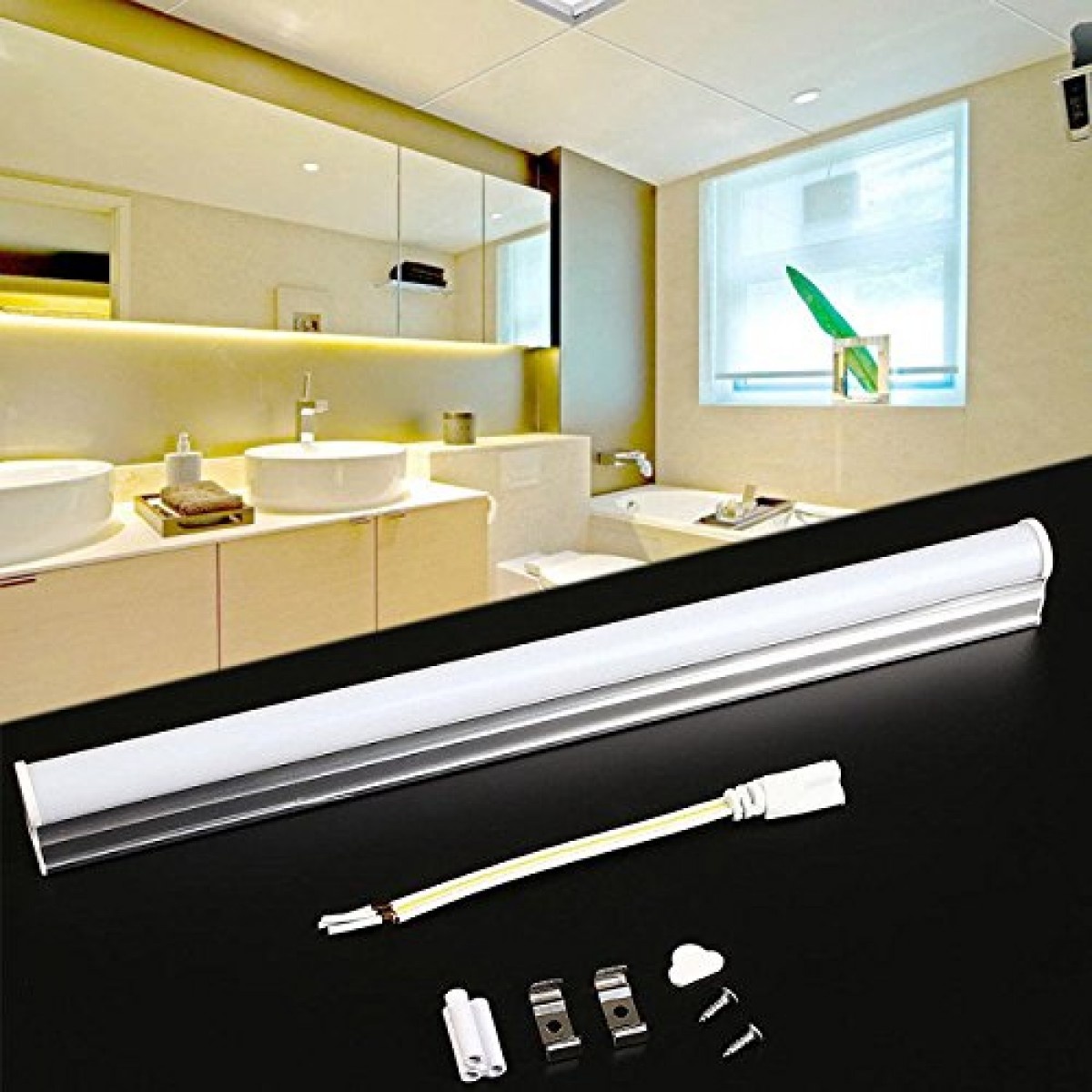 Tub LED T5 9W 60cm Mat Suport Inclus