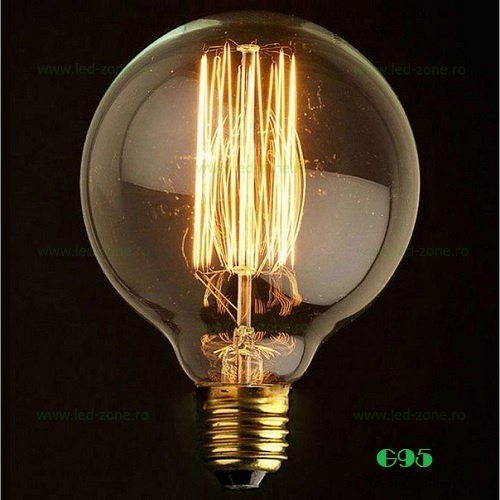 Bec Vintage Decorativ E27 35W Glob G95