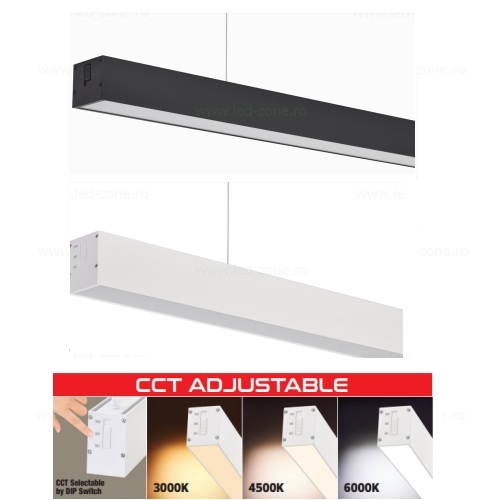 Corp Iluminat LED 40W 120cm Suspendat INNOVA5 CCT