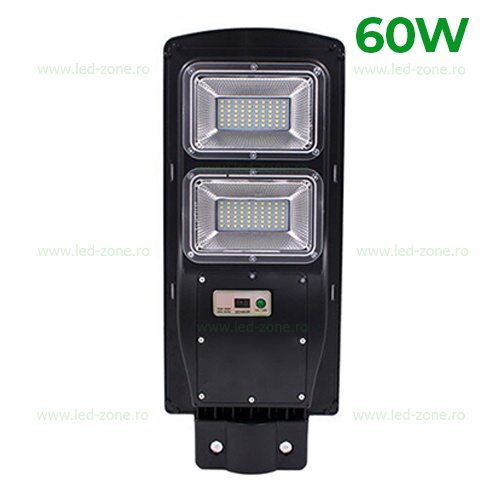Lampa LED Iluminat Stradal 60W 120xSMD Solara cu Senzor Miscare