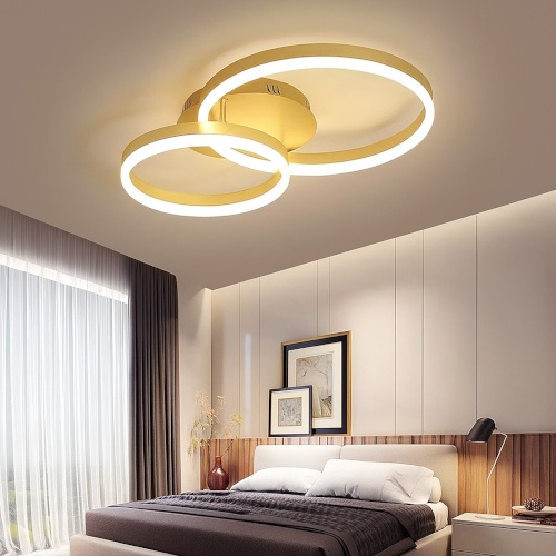 Lustra LED 120W Aurie 3 Functii cu Telecomanda LZ900-2A