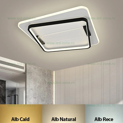 Lustra LED 126W 3 Functii Dimabila cu Telecomanda LZR9053-S