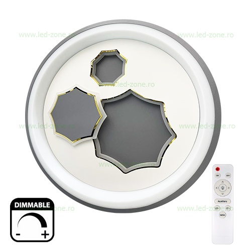 Lustra LED 130W 3 Functii Dimabila Telecomanda LZ6859C