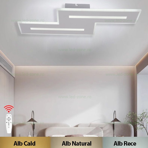 Lustra LED 58W 3 Functii Dimabila cu Telecomanda LZ1147-2