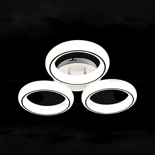 Lustra LED 60W Dimabila 3 Functii cu Telecomanda LZG3688-3