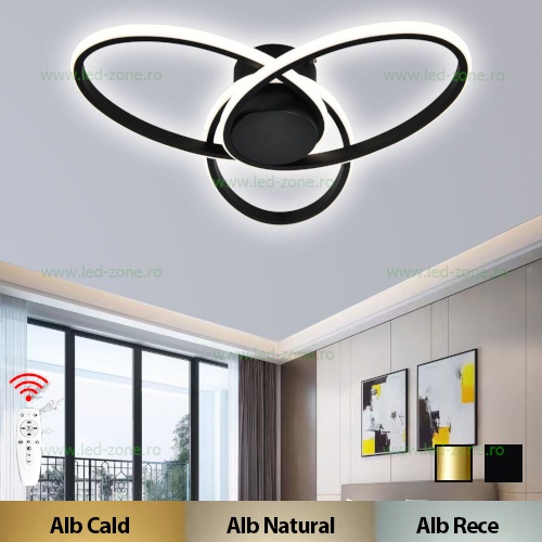 Lustra LED 78W 3 Functii Dimabila cu Telecomanda LZ4068