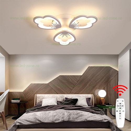 Lustra LED 84W 3 Functii Dimabila cu Telecomanda LZ6652-3