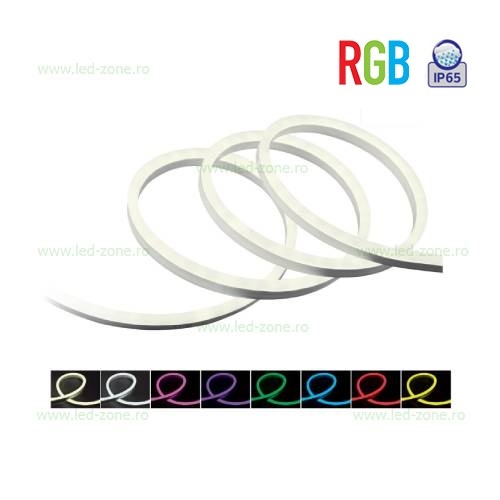 Neonflex LED Slim 24V 12W/ML 10x19.5mm RGB IP65