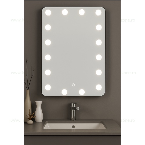 Oglinda Baie LED 50x70cm 24W Touch 3 Functii LZ5506