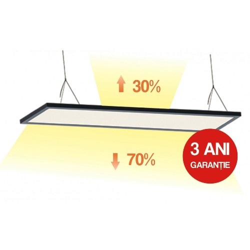 Panou LED 40W 120x30cm Ultra Slim Alb Iluminare Dubla