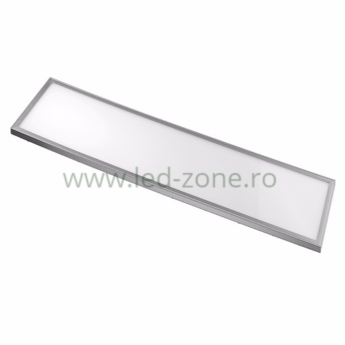 Panou LED 48W 120x30cm Aplicat Argintiu