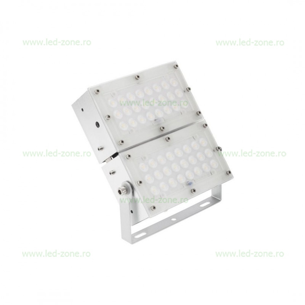Proiector LED 100W Slim Alb Modular Profesional