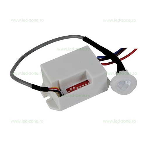 Senzor Miscare Programabil Incastrat 25W 12V Kit Inteligent Trepte
