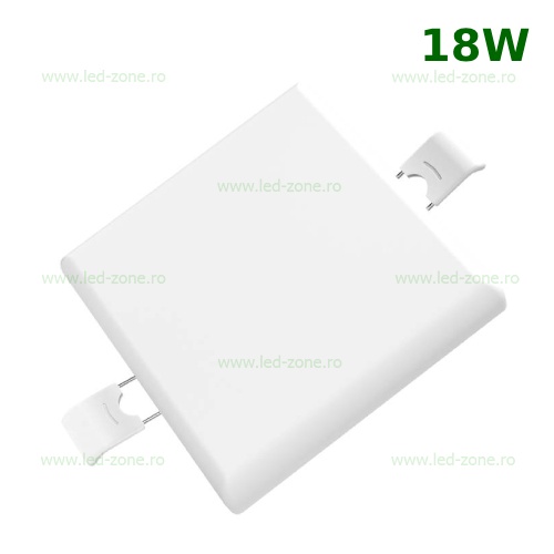 Spot LED 18W Patrat Mat Frameless