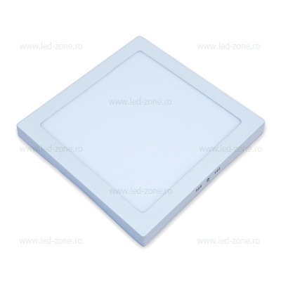 Spot LED 24W Patrat Alb Aplicat