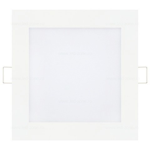 Spot LED 9W Slim Patrat Alb