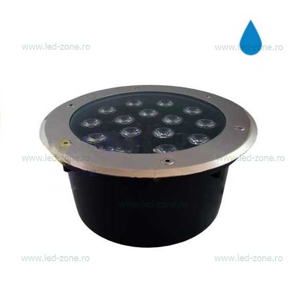 Spot LED Exterior Incastrabil 15x1W Rotund 220V