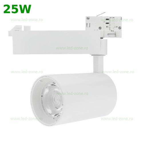 Spot LED Magazin 25W 4 Contacte Alb
