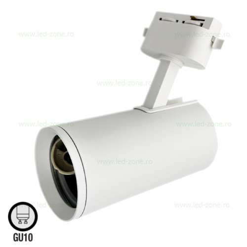 Spot LED Magazin Sina cu Bec GU10 Alb LZAN-20
