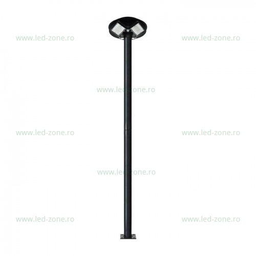 Stalp Stradal Decorativ 2.5 Metri Negru POLE
