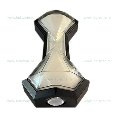 Aplica LED 12W Exterior Negru LZX012