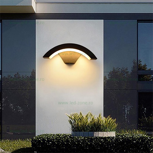 Aplica LED 18W Exterior Negru LZ9026