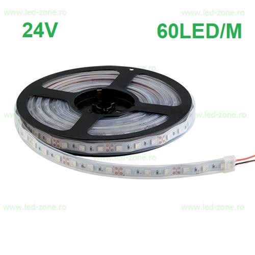 Banda LED 2835 60 SMD/ML Submersibila 24V