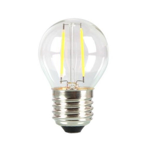 Bec LED E27 2W Glob Clar G45