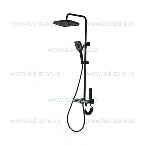 Coloana De Dus Cu Afisaj Digital Temperatura Negru LZ05B