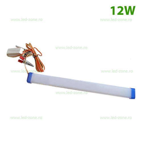 Corp Iluminat LED 12W 60cm Plastic 12V Clesti