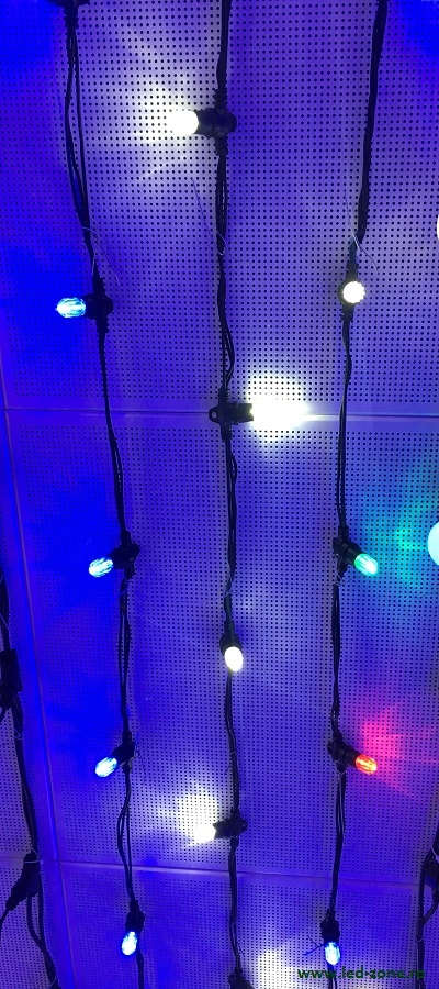 Instalatie LED 20 Minibecuri Diverse Culori Exterior