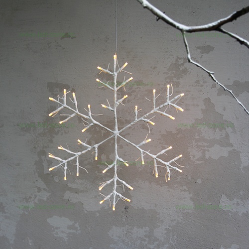 Instalatie LED Fulg de Zapada 52cm 42 LED-uri Exterior LZ860-83