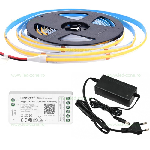 Kit Banda LED COB Rola 5m 12V WIFI