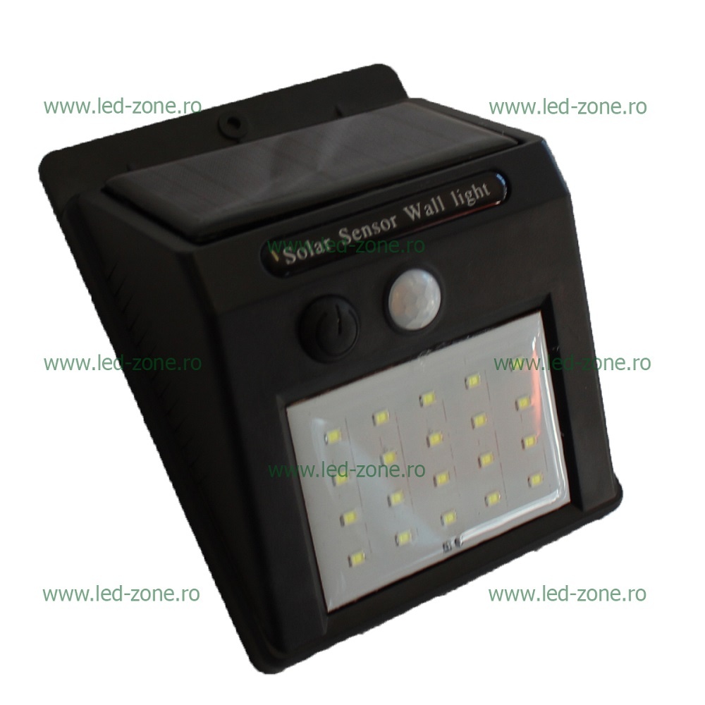 Lampa LED Exterior 6W 30 SMD Solara Senzor