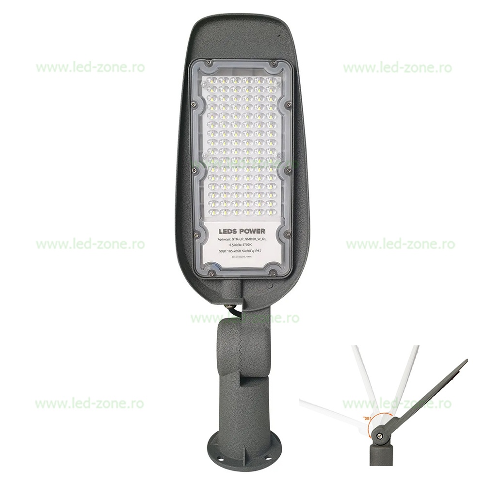 Lampa LED Iluminat Stradal 30W Suport Reglabil