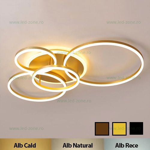 Lustra LED 153W 3 Functii Dimabila cu Telecomanda LZ162-4
