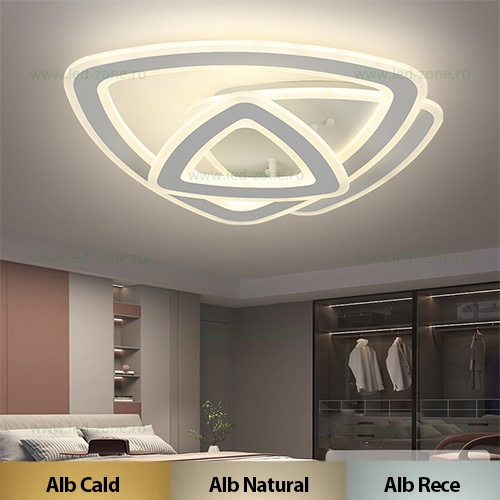 Lustra LED 192W 3 Functii Dimabila cu Telecomanda LZ5107-500
