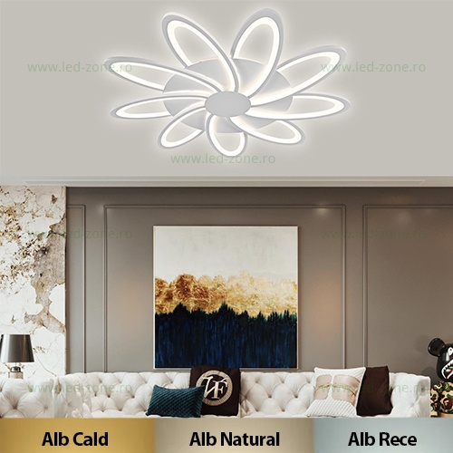 Lustra LED 216W 3 Functii Dimabila cu Telecomanda LZ3818-8