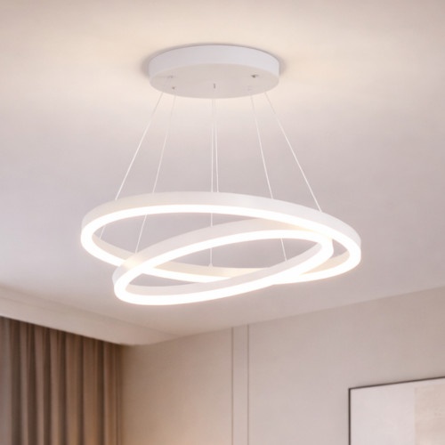 Lustra LED 216W Alba 3 Functii cu Telecomanda LZ14