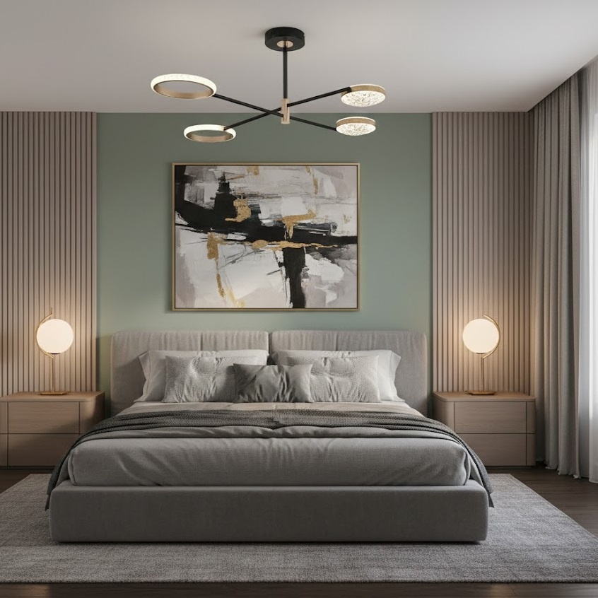 Lustra LED 42W 3 Functii cu Telecomanda LZ77013