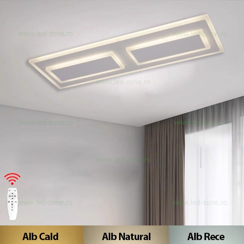 Lustra LED 48W 3 Functii Dimabila cu Telecomanda LZ2214-6