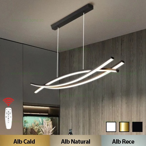 Lustra LED 80W 3 Functii cu Telecomanda LZ3937