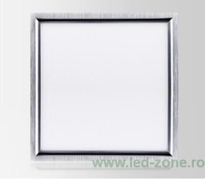 Panou LED 12W 30x30cm Ultra Slim Argintiu