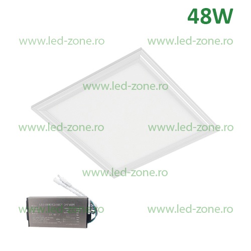 Panou LED 48W 60x60cm Incastrabil Alb Emergenta