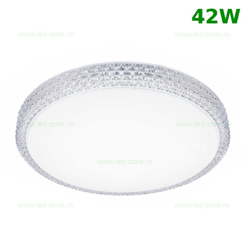 Plafoniera LED 42W Rotunda Model Cristal