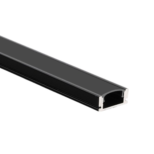 Profil Aluminiu Aplicat Negru Dispersor Negru 2M 12.4MM