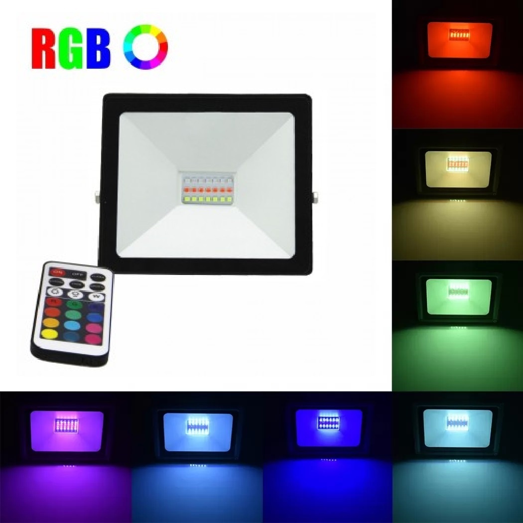 Proiector LED 10W Slim SMD RGB LZ7622R