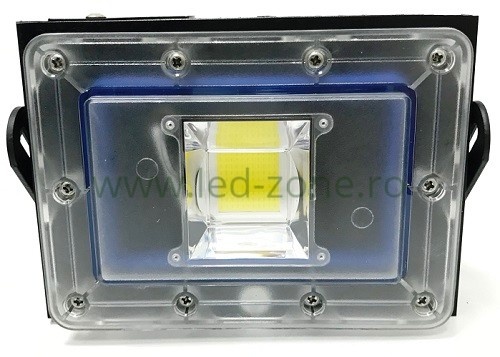 Proiector LED 50W 220V Slim Negru New Design