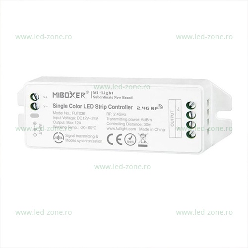 Receptor Banda LED Monocrom RF 12A Multizona