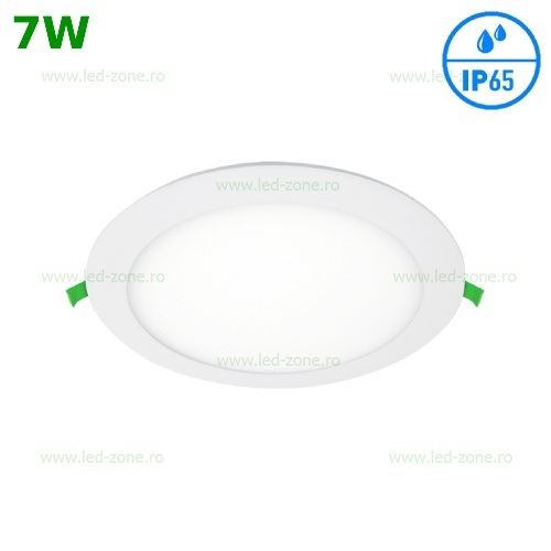 Spot LED 7W Slim Rotund Alb IP65